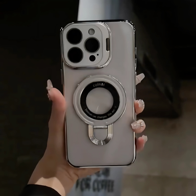 Crystal Ring Grip Lens Bracket for Ultimate Protection – Phone Case