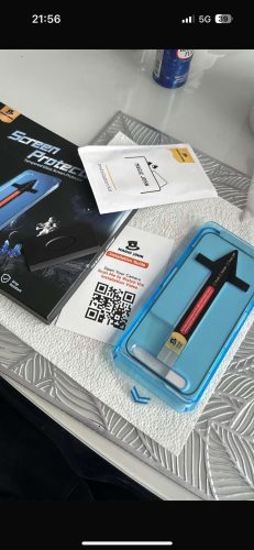 Original MagicJohn Tempered Glass Screen Protector – Dust Free Without Bubbles (Pack Of 2 Tempered Glass) photo review