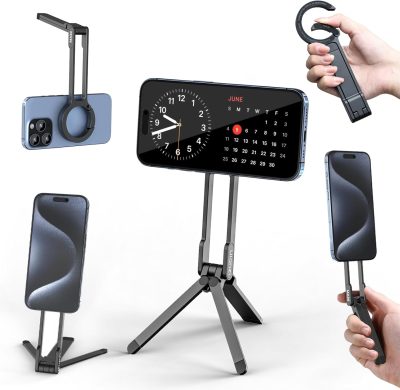 MA30 Magnetic Aluminum Mini Tripod – Quick Mount Phone Stand