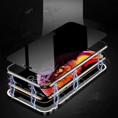 New Titanium Dual Magnetic Privacy Glass Case With 360° Drop Protection | Creatify Originals