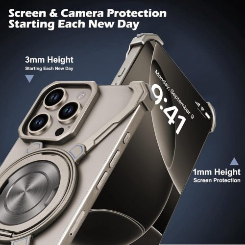 MagFlex Pro™ – Premium 360° Ring Holder Metal Case with Kickstand photo review