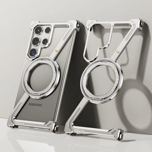 Exclusive Z Shaped Sleek Metal Phone Case With 360° Drop Protection photo review